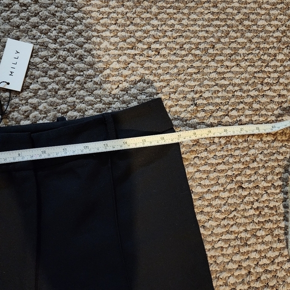 NWT! Milly Nash Cady Pants Trousers Black Women’s Size 12 - Picture 8 of 12